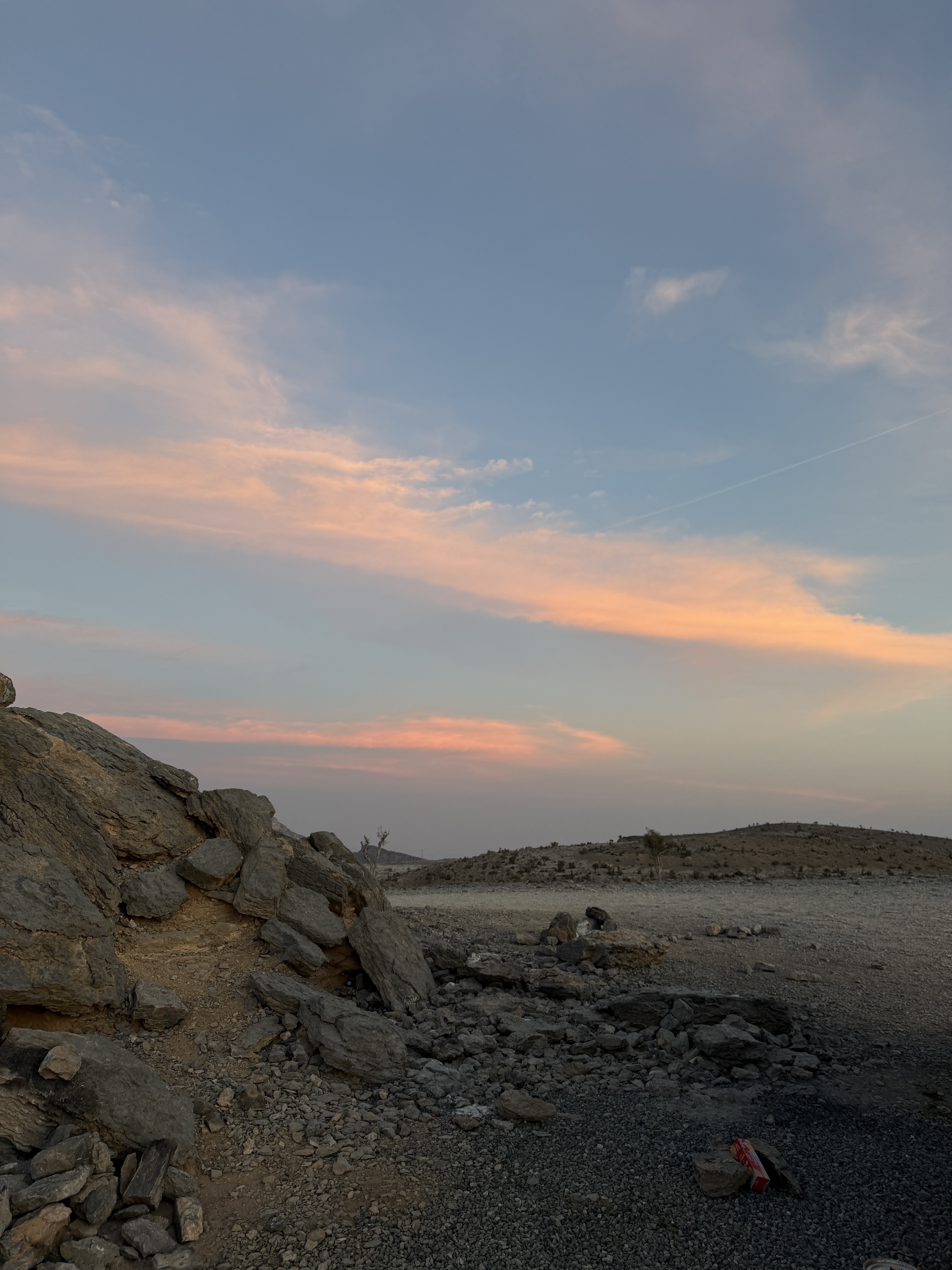 Jebel Shams Camp Sunset